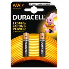 Baterie alcalina, cilindrica, R3, AAA, 2buc/set, Duracell