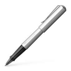 Roller negru, corp argintiu, Hexo, Faber Castell
