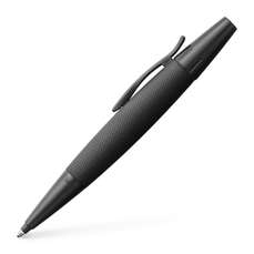 Pix retractabil, negru, corp negru, E-Motion Pure Black, Faber Castell