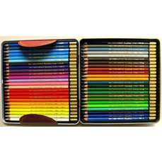 Creioane colorate acuarela, 72culori/set, cutie metal, Mondeluz Aquarell, Koh-I-Noor