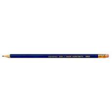 Creion cu guma, HB, corp albastru, 12buc/set, Koh-I-Noor