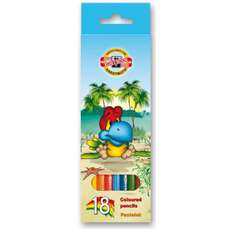 Creioane colorate 18culori/set, Pasari Koh-I-Noor