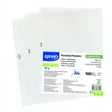 File de protectie A4, cristal, transparente, 30 mic, 100/set, Koh-I-Noor