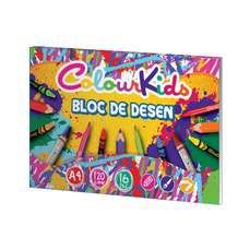Bloc desen A4, 16file, 110g/mp, Colour Kids Pigna BD-A4162CK