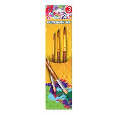 Pensule, varf rotund, nr. 3,7,10, 3buc/set, Colour Kids