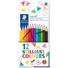 Creioane colorate 12culori/set, Ergo Soft Staedtler