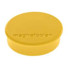 Magneti, 25mm, culoare galben, 10buc/set, Discofix Hobby Magnetoplan