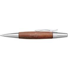 Pix retractabil, negru, corp maro deschis, E-Motion Pearwood, Faber Castell-FC148382