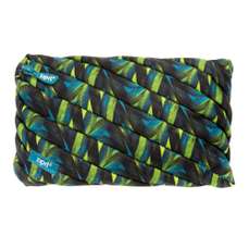Penar neechipat, 1 fermoar, tip borseta, verde cu flori, Fresh Jumbo ZIPIT