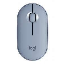 Mouse optic, wireless, 3 butoane si 1 scroll, blue grey, M350 Pebble Logitech