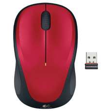 Mouse optic, wireless, 3 butoane si 1 scroll, rosu, M235 Logitech