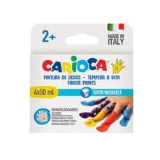 Acuarele pe baza de apa, 4 culori, Finger Baby Carioca