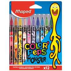 Carioca 12 culori/set Color Peps Monster Maped