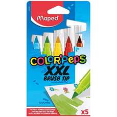 Carioca 5 culori/set Color Peps Brush XXL Maped