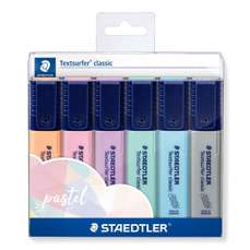 Textmarker 6 culori/set, Pastel Classic 364C, Staedtler