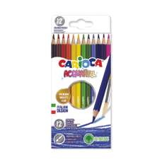 Creioane colorate acuarela, 12culori/set, Acquarell Carioca