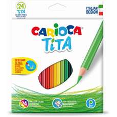 Creioane colorate 24culori/set, Tita Carioca