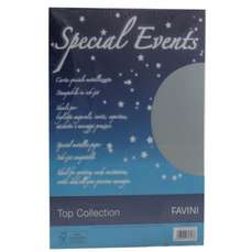 Carton color metalizat, argintiu, A4, 250g/mp, 10coli/top, Special Events Favini
