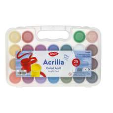 Culori acril, tub 20ml, 25culori/set, CU325 Acrilia DACO