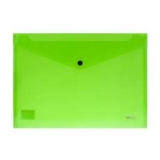 Mapa plastic cu capsa A4 verde neon MP120NV Daco