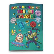 Carte de colorat A4, 24 coli, Robotii Galaxiei