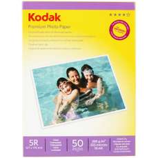 Hartie foto ink jet glossy 13x18cm, 200g, 50 coli/top, Premium Kodak