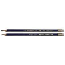 Creion grafit B, cu guma, Goldfaber 1221, Faber Castell-FC116801