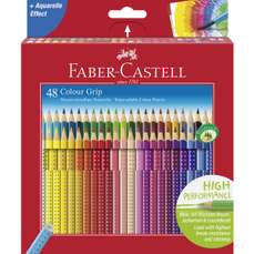 Creioane colorate 48culori/set, Grip 2001 Faber Castell-FC112449