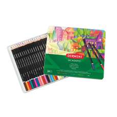Creioane colorate 24culori/set, Derwent Academy