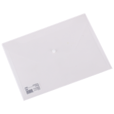 Mapa plastic cu capsa A4, transparent, Deli DLEF10412