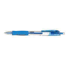 Pix cu gel retractabil albastru, varf 0,5mm, Lineum Deli