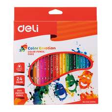 Creioane colorate 24culori/set, Color Emotion Deli
