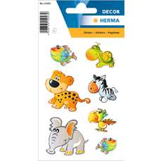 Sticker Décor cu animale, 3folii/set, H15043 HERMA