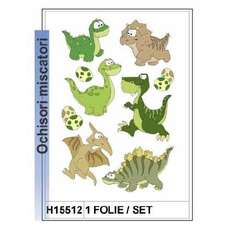 Sticker Magic pui de dinozauri, ochisori miscatori, 1folie/set, H15512 HERMA