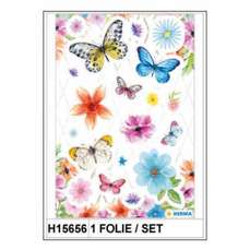 Sticker Magic flori si fluturi, 1folie/set, H15656 HERMA