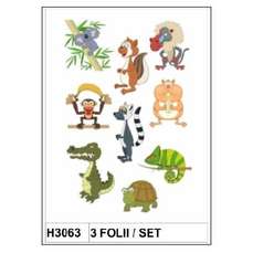 Sticker Magic animale de la zoo, 3folii/set, H3063 HERMA