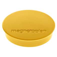 Magneti, 30mm, culoare galben, 10buc/set, Discofix Standard Magnetoplan