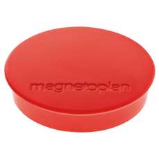 Magneti, 30mm, culoare rosu, 10buc/set, Discofix Standard Magnetoplan