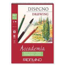 Bloc de desen si schite cu spira A5, 30file, 200g/mp, Accademia Disegno Fabriano