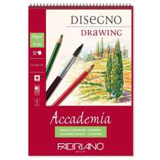 Bloc de desen si schite cu spira A4, 30file, 200g/mp, Accademia Disegno Fabriano