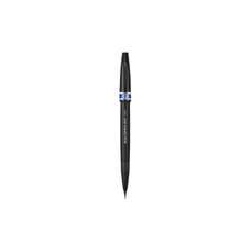 Marker pentru caligrafie, albastru, Brush Pen ultra fin Sign Pen Artist Pentel-PESESF30CC