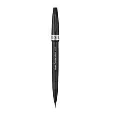 Marker pentru caligrafie, gri, Brush Pen ultra fin Sign Pen Artist Pentel-PESESF30CN