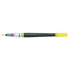 Pensula pentru caligrafie cu cerneala, galben, Pentel-PEXGFL105X