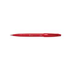 Marker pentru caligrafie, rosu, Brush Pen Touch Pentel-PESES15CB
