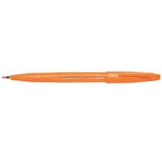 Marker pentru caligrafie, portocaliu, Brush Pen Touch Pentel-PESES15CF