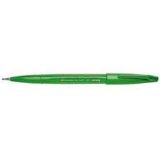 Marker pentru caligrafie, verde, Brush Pen Touch Pentel-PESES15CD