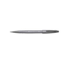 Marker pentru caligrafie, gri, Brush Pen Touch Pentel-PESES15CN