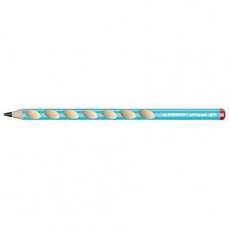 Creion fara guma, HB, pentru dreptaci, corp albastru, ergonomic EASYgraph Stabilo