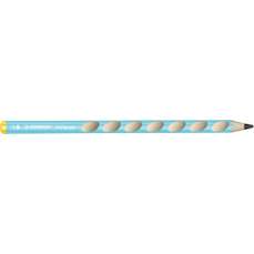Creion fara guma, HB, pentru stangaci, corp albastru, ergonomic EASYgraph Stabilo