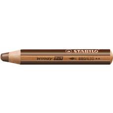Creion colorat maro Woody 3 in 1 Stabilo SW880/630